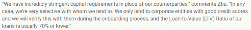 Hodlnaut's lending practices: Interview