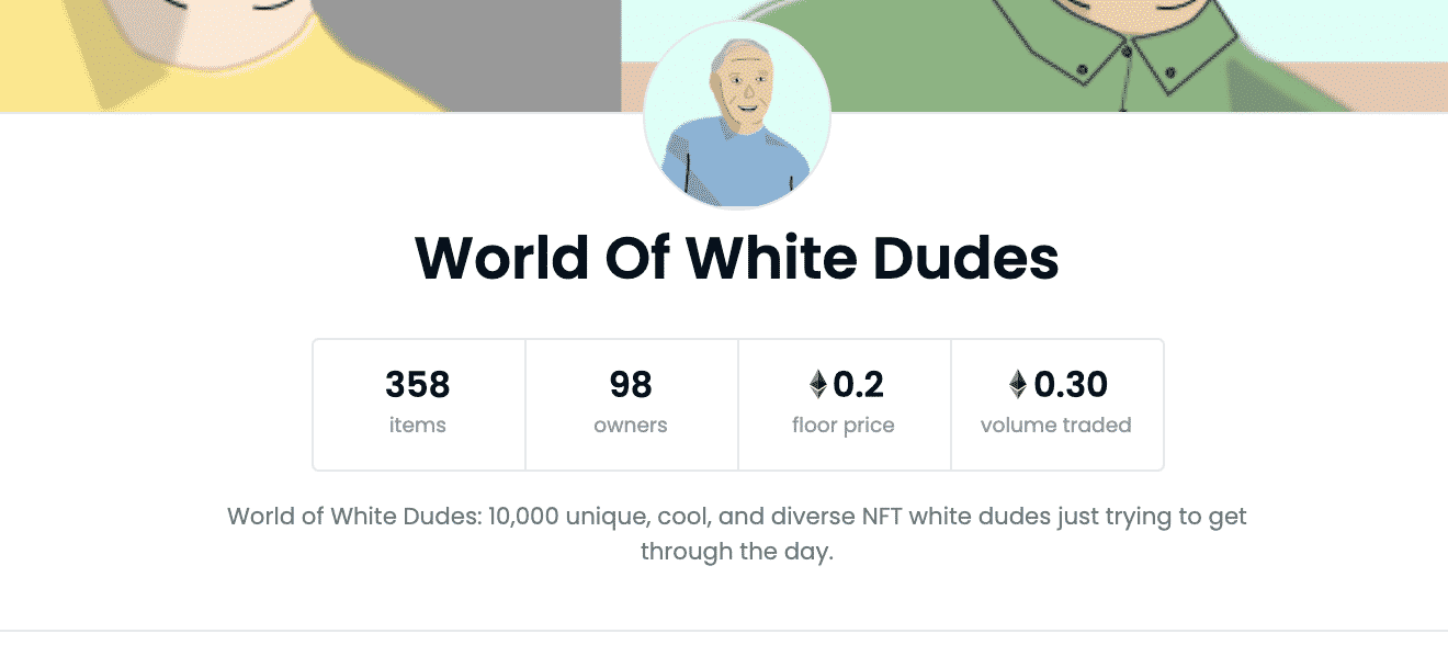 World of White Dudes NFT: analyse de nombreux bobs 1