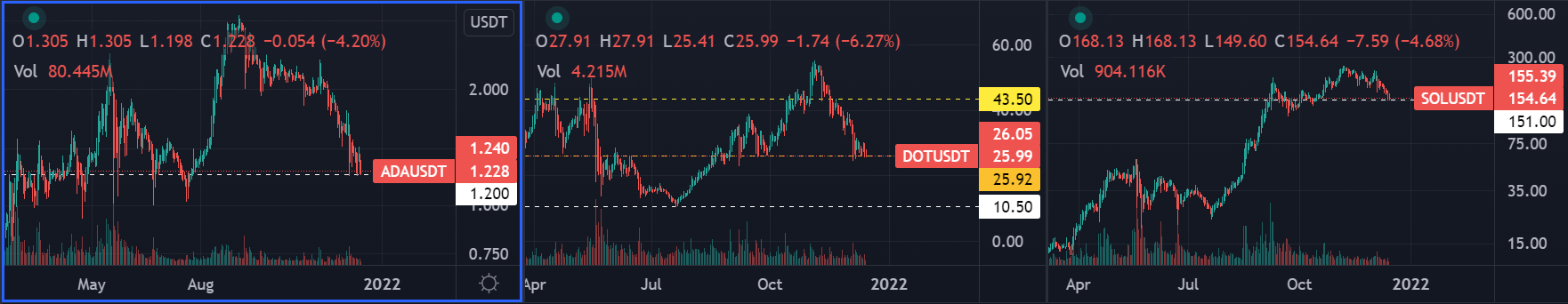 Solana, Cardano, Polkadot : quel méga-alt fait un bon commerce pour les fêtes 1